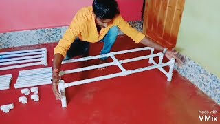 How|| to_make_a_Clothing || Rack ( Alna) || by PVC Pipe_