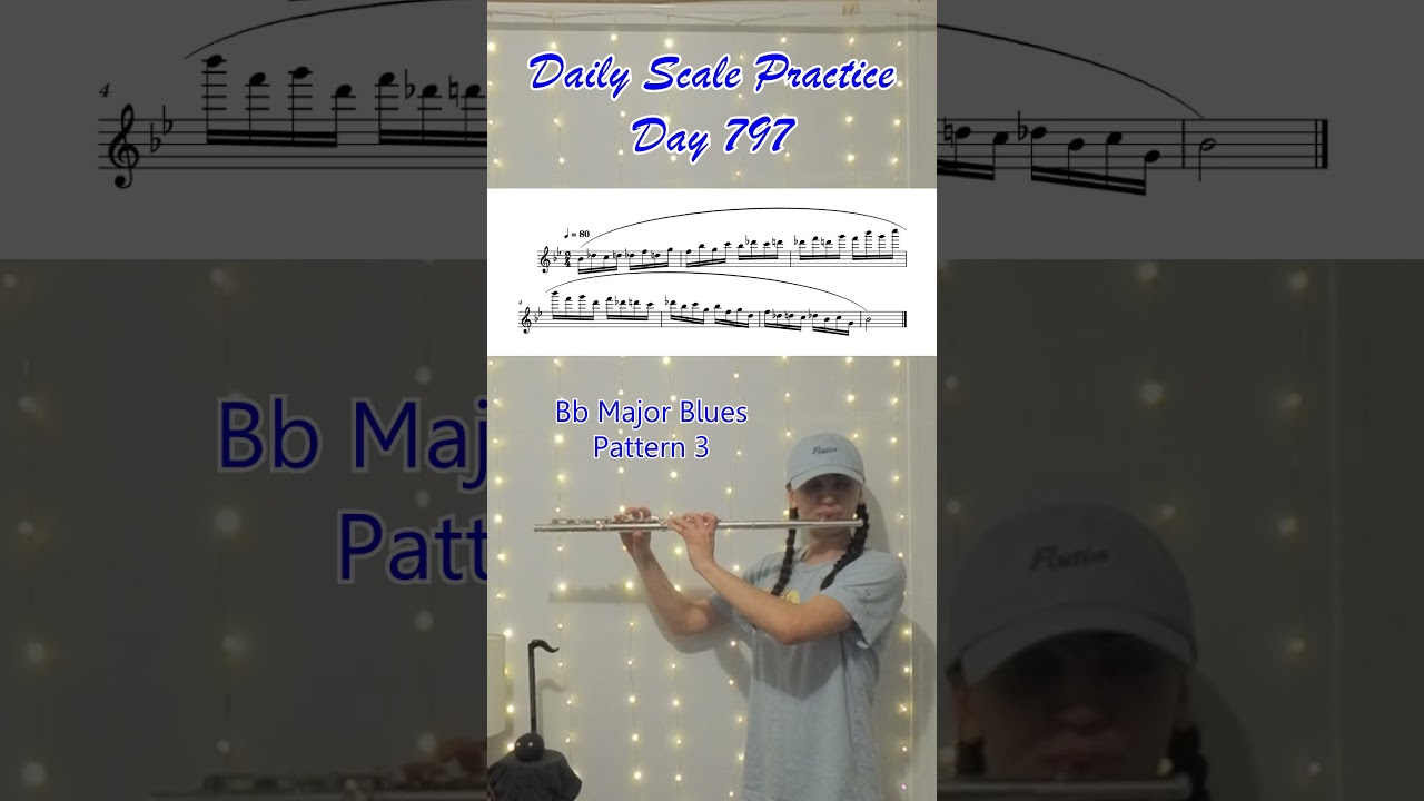Daily Scale Practice: Day 797 #flute #flutepractice #flutescales