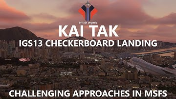 How to land the Boeing 747-8 in KAI TAK on Microsoft Flight Simulator! [Free Addon] Full Tutorial
