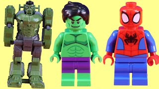 Hulk Family ! Spidey Fixes Hulk Robot - Batman & Robin Rescue Mission - Just4fun290 Plays