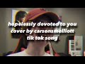 Hopelessly devoted to you  talkbox cover  carson but now theres nowhere to hide tik tok song sound