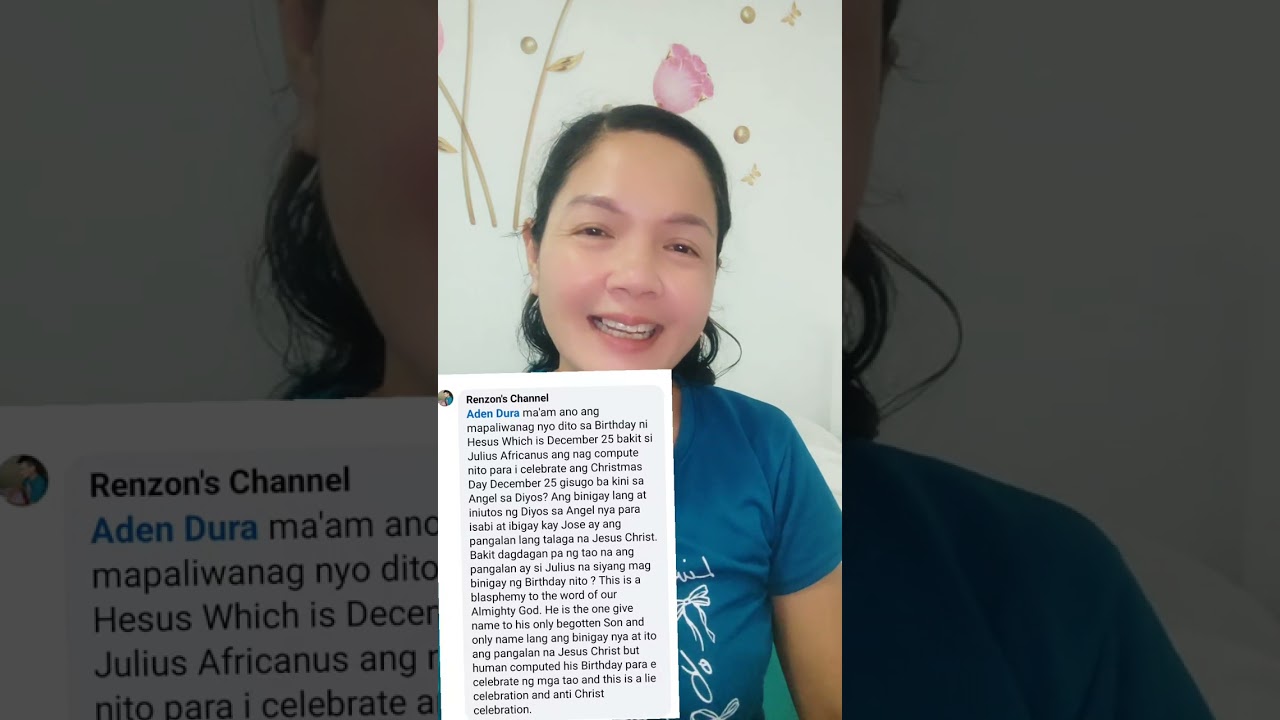 Inutos BA daw Ng Angel ang pag compute Ng birthday NI Jesus?