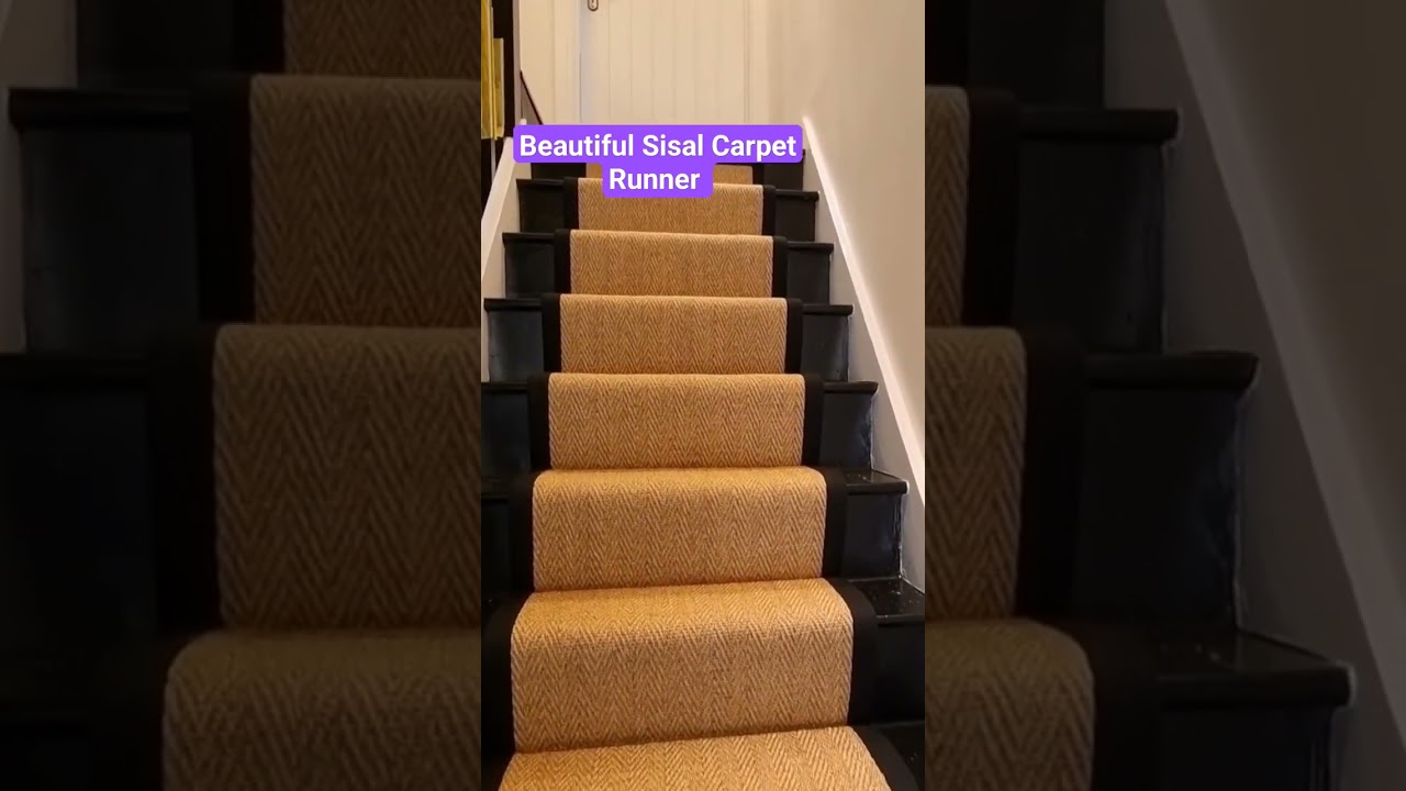 Beautiful Natural Sisal Carpet Runner-فرش طبیعی سایسول برای راه پله