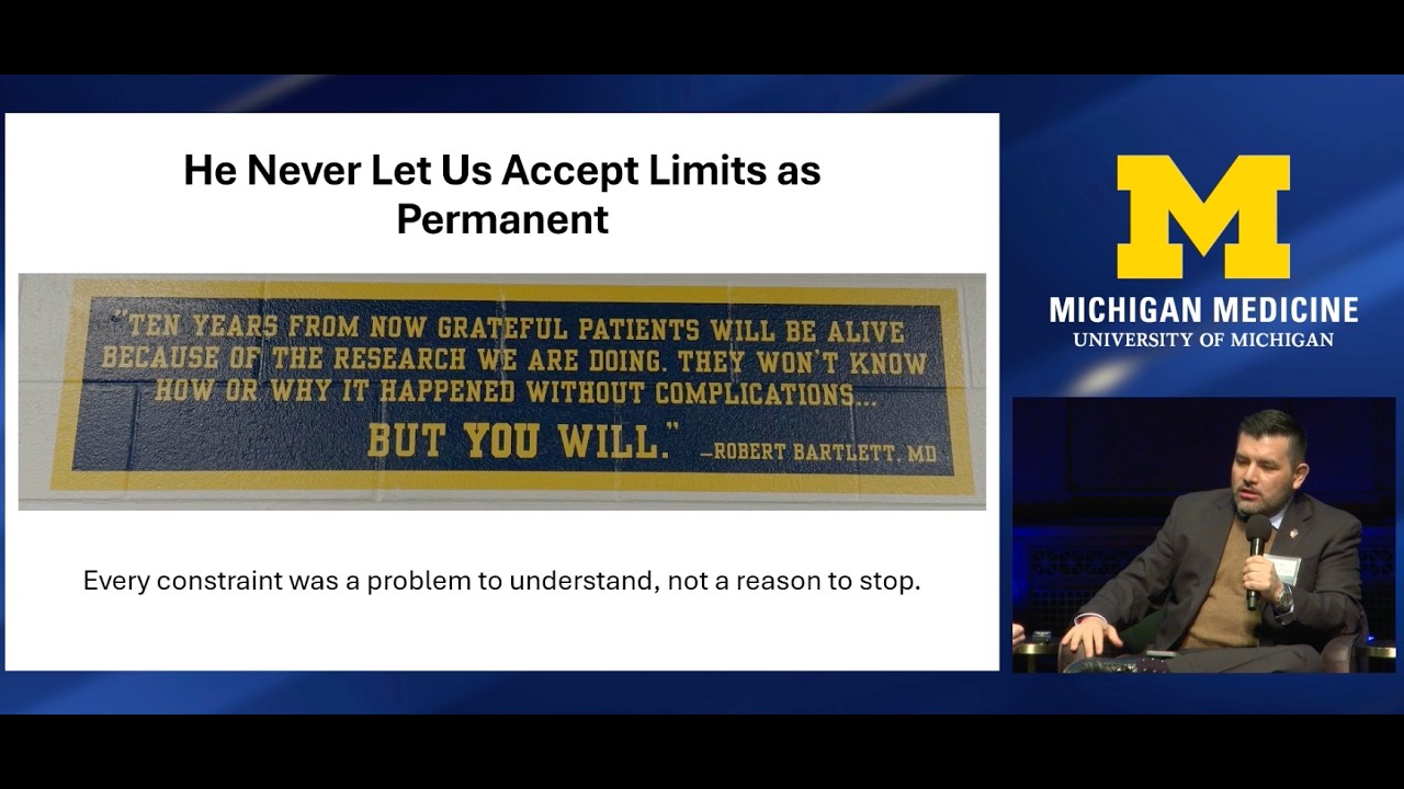 Клинический исследователь и изобретатель: Памяти доктора Бартлетта о его жизни и наследии, Видео 4