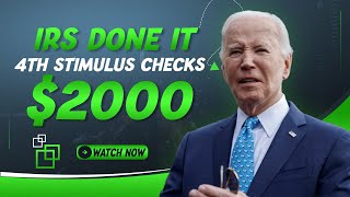 IRS Done It! $2,000 4th Stimulus Checks Deposit Happening For Social Security SSI SSDI VA Seniors