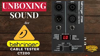 REVIEW Medidor TESTER CABLES CT200 BEHRINGER