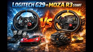 Logitech G29 vs Moza R3 START