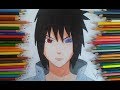 COMO DESENHAR / HOW TO DRAW SASUKE Rinne Sharingan (MÉTODO FÁCIL COM ESBOÇO)