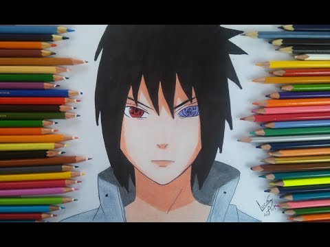 COMO DESENHAR / HOW TO DRAW SASUKE Rinne Sharingan (MÉTODO FÁCIL