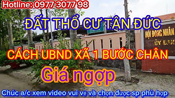 chính chủ cần bán lô đất giai đoạn 2 khu dân cư tân Đức | đức hòa