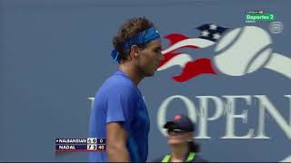 Nadal vs Nalbandian - Us Open 2011 R3 Highlights HD
