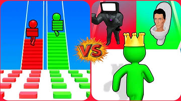 Bridge Race 🆚 Giant Rush 3d New Levels Big New Update Max Walkthrough Android iOS Gameplay Level 999