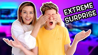 SURPRISING PREZLEY with a BEDROOM Makeover (HE HATED IT!!)