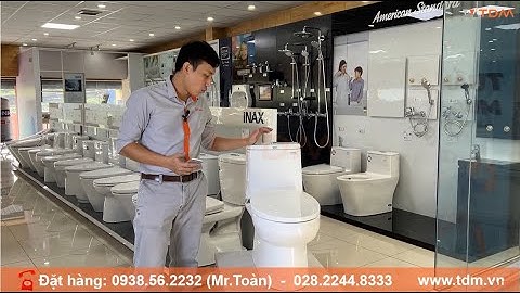 TDM.VN | Giới thiệu bồn cầu American Standard VF-1858S3 (VF1858S3) bàn cầu 1 khối nắp rửa cơ