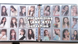 moving my IZ*ONE OT12 collection! ☆ trying out a 12 pocket binder