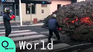 Lava From La Palma Volcano Destroys Businesses, Homes