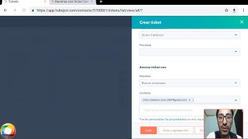 Tickets en Hubspot | Víctor Alejandro Calderón