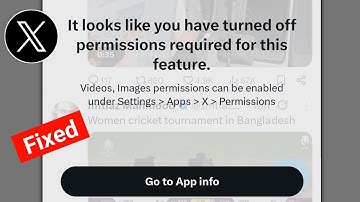 Fix X Twitter It looks like you have turned off permissions required Photo Video Upload Problem