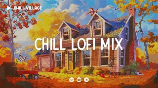 Autumn Chill Lofi Mix 🍂 lofi การศึกษาโฟกัสลึก/การทำงานของการทำงาน [Chill Lo-Fi Hip Hop Beats]