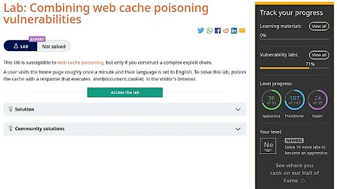 Web Security Academy | Web Cache Poisoning | 11 - Combining Web Cache Poisoning Vulnerabilities