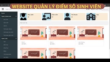 Demo website QUẢN LÝ SINH VIÊN - QUẢN LÝ ĐIỂM Asp.net core full word + hướng dẫn
