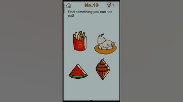 Find Something you can not eat! [BrainOut] Level-10 #shorts #brainout