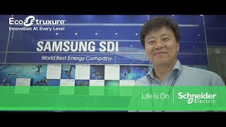 IoT EcoStruxure™ Ensures Reliability for Samsung SDI