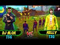 FREEFIRE || DJ ALOK VS KELLY || CUSTOM ROOM MATCH || BEST 4 vs 4 MATCH EVER ||