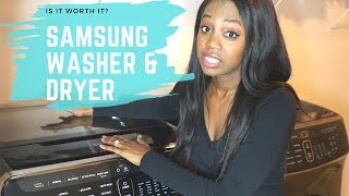 New Samsung Flex Washer & Dryer Review! Worth buying??? My honest thoughts
