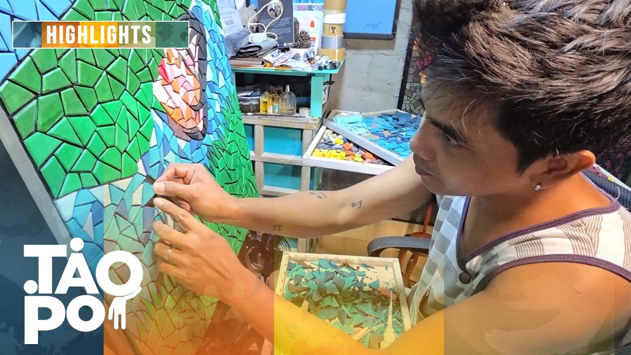 'Tao Po':  Paggamit ng tsinelas sa mga obra ni Mar Perez