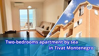 Two-bedrooms apartment by sea in Tivat Montenegro