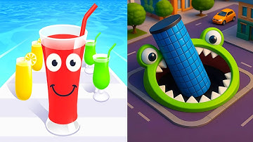 Juice Run vs Hole io Max Levels Unlocked 🔥Speed Run Gameplay