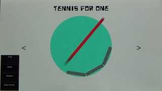 16 Bit's First Game Tennis for One Add screenshot 5