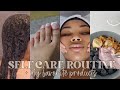 How I maintain my beauty  | Big hair chop, press on nails, skincare facials + more | AALIYAHJAY