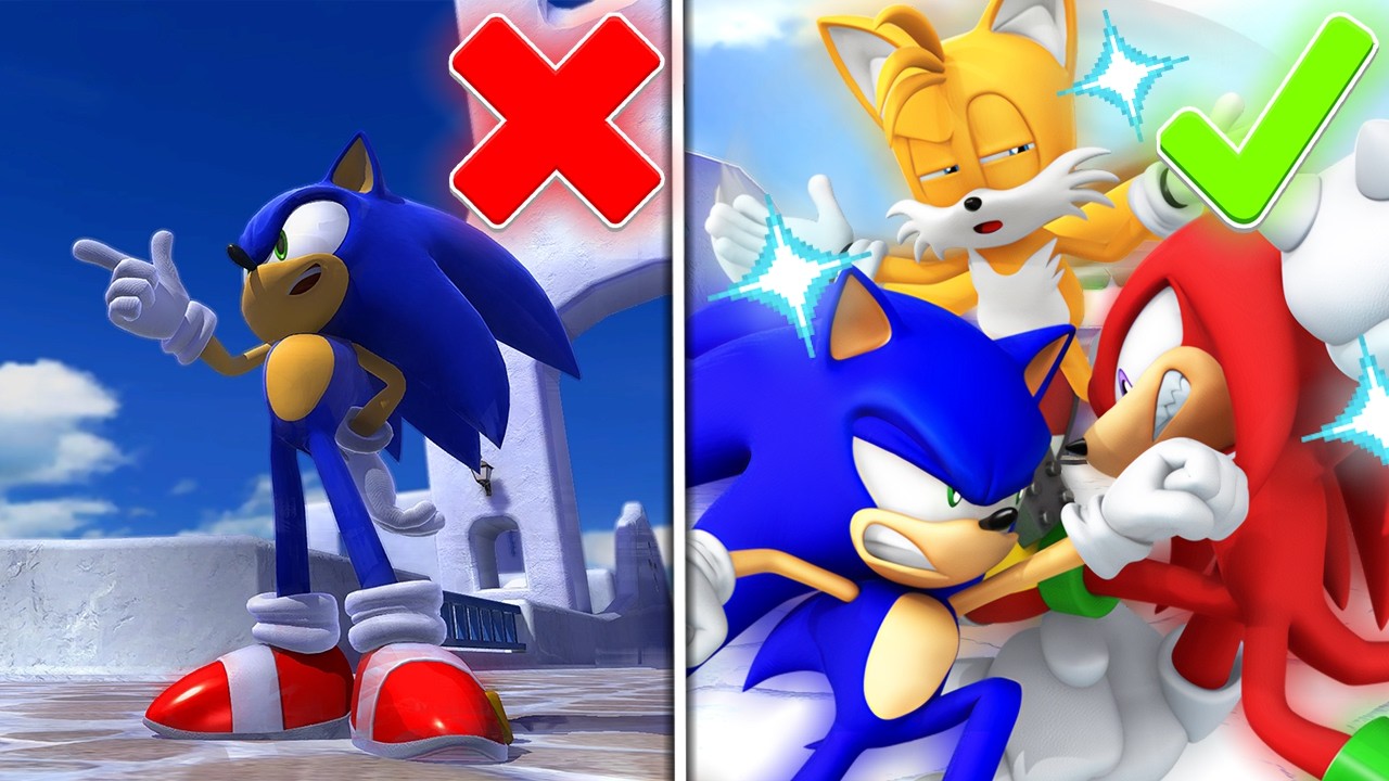 Team Sonic Is Now Playable In Sonic Unleashed!