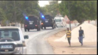 Exclusivité : Les véhicules blindés convoyant Sonko vers Dakar dévoilés