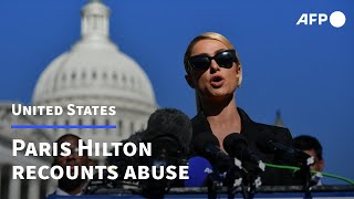 Listen to Paris Hilton's testimonial of abuse in the \\