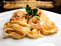 PASTA ALFREDO CON CAMARONES AL VINO BLANCO / Cremosa y exquisita / #ChefVictorZugasti