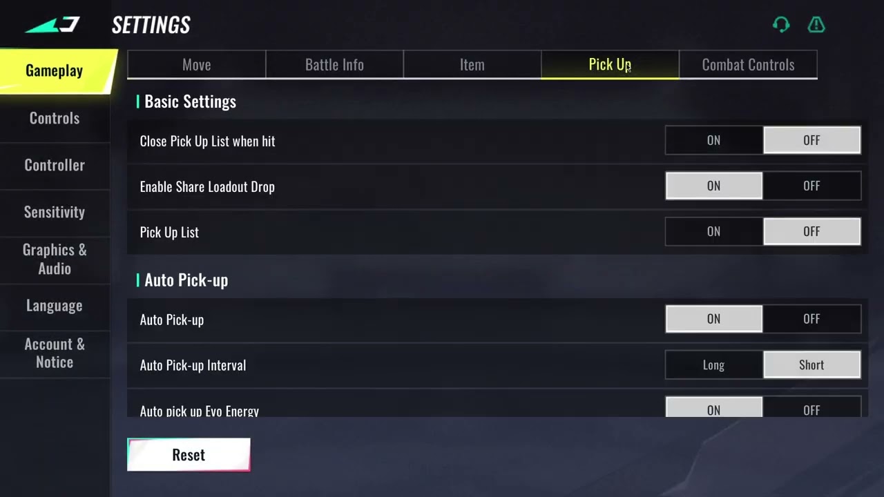 How to Change Pick up in Blood Strike