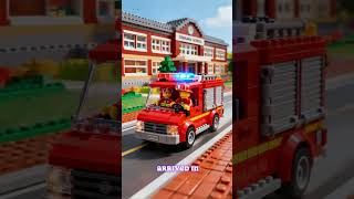 LEGO Firefighters 🚒🔥 School on Fire… Pets &amp; Kids Saved!!!