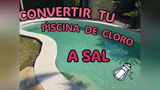 ¿Cómo cambiar tu piscina de cloro a sal fácil y rápido?