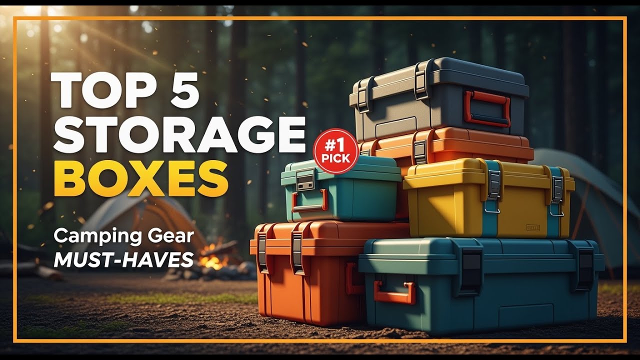 ТОП-5 лучших ящиков для хранения снаряжения для кемпинга 2026 года | Организуйте и защитите свое ...