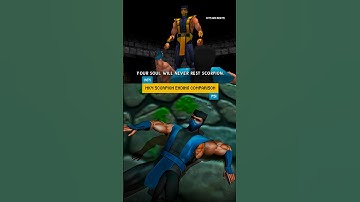 MK4 Scorpion Ending Comparison 🔥 PS1 vs N64