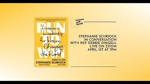 At Home with Literati: Stephanie Schriock & Debbie Dingell