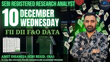 FII DII F&O DATA || Nifty Banknifty Finnifty Prediction for Tomorrow Wednesday 10th December 2025