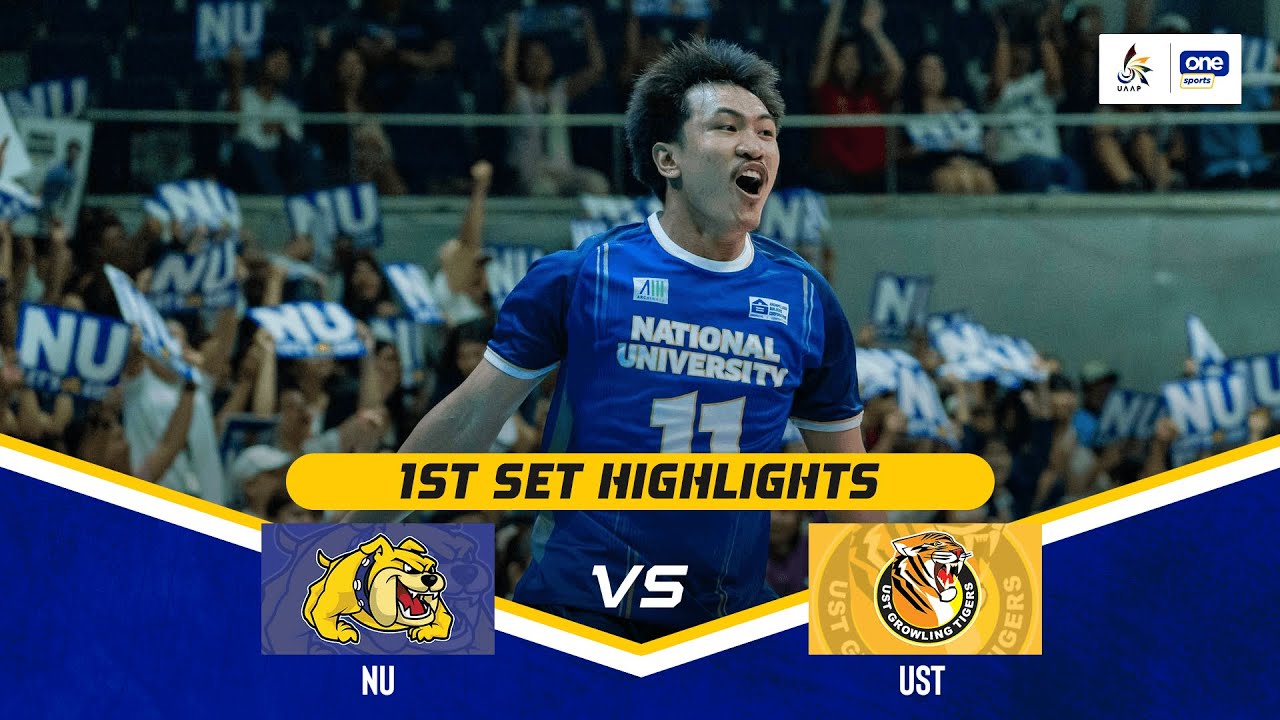 UST vs. NU | SET 1 GAME HIGHLIGHTS | UAAP SEASON 87 MEN'S VOLLEYBALL ...