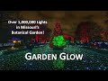 Missouri botanical garden  saint louis  garden glow 2022   a 4k holiday lights walking tour