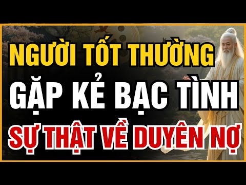 VÌ SAO NGƯỜI TỐT THƯỜNG GẶP KẺ BẠC TÌNH? SỰ THẬT VỀ DUYÊN NỢ VỢ CHỒNG | ĐẠO CỔ NHÂN