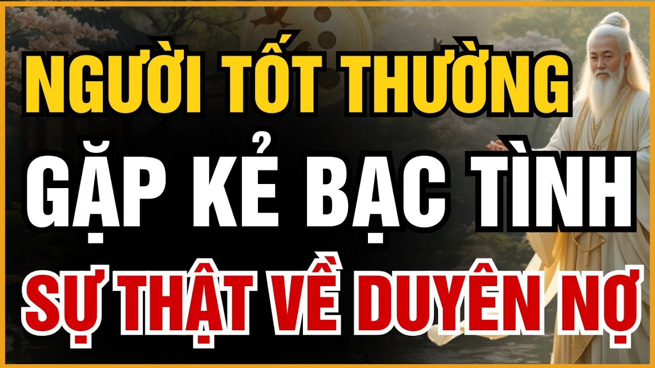 VÌ SAO NGƯỜI TỐT THƯỜNG GẶP KẺ BẠC TÌNH? SỰ THẬT VỀ DUYÊN NỢ VỢ CHỒNG | ĐẠO CỔ NHÂN