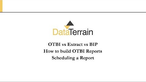 OTBI Vs HCM Extracts Vs BIP
